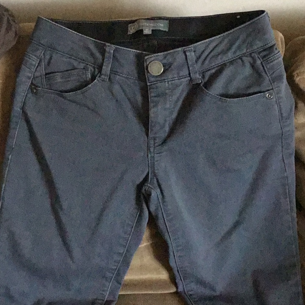 Charcoal grey pants with stretch